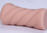 Realistis 13.2cm * 6cm Pocket Pussy Sex Toy Putih Pink Tan Warna Hitam