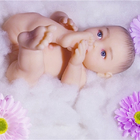Manusia Hidup Reborn Girl 39cm Anak-anak Mainan Boneka Tangan Dicat Rambut