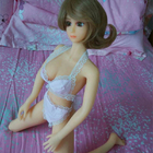 Manusia hidup Lucu 62cm Sex Mini Doll Gadis Muda Pocket Masturbator