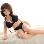 Disesuaikan Ukuran Pendek 85cm Sex Mini Doll Pria Dewasa Produk TPE