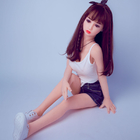 Nyata Pendek 125cm 49.2 Inch Sex Mini Doll Bahan TPE Super Lembut