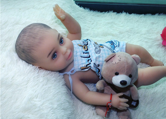 Manusia hidup Mini Boy 58 cm 23 Inch Kelahiran Kembali Boneka Bayi Anak-anak Bayi Mainan